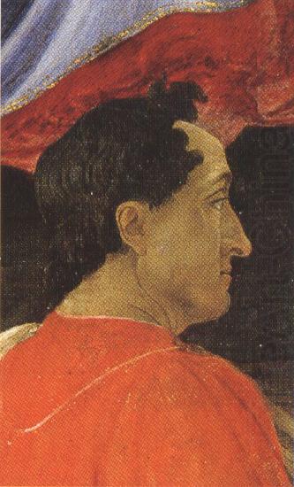 Sandro Botticelli Mago wearing a red mantle (mk36) china oil painting image